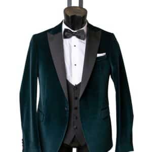 Jasper Emerald Velvet Suit - Limited availability