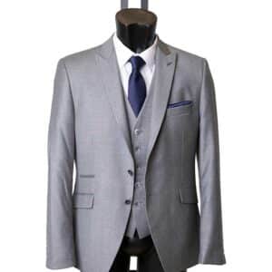 Grey Luxury Flannel Suit